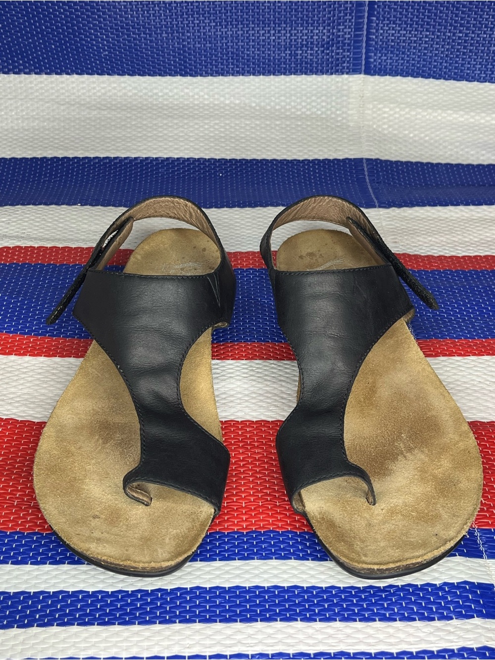 Dansko Reece women's thong sandals black waxy burnished leather Size 11.5 EU 42 - Picture 10 of 12